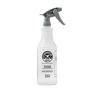 Chemical Guys Acc_130 Professional Chemical Resistant Heavy Duty Bottle and Sprayer, 32 oz