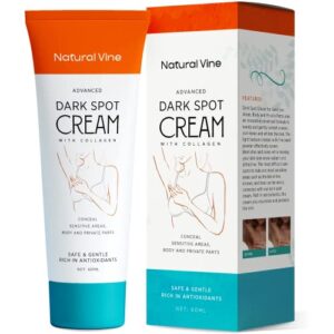 Natural Vine Underarm Cream, Dark Spot Cream, Instant Result, Moisturizes Armpit, Neck, Knees, Private Parts(60ML)