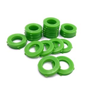 Yanwoo 50pcs Green Leak Preventing Silicone Washer Gasket for Standard 3/4