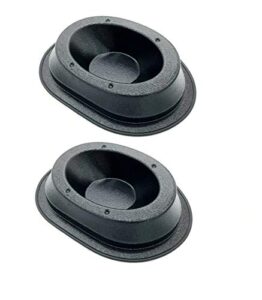 W69 Universal Angled Speaker Enclosures Boxes Pods Surface Mount for Install of 6 x 9 Speakers