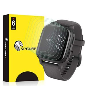 [6 Pack] HATALKIN Screen Protector Compatible with Garmin Venu Sq and Garmin Venu Sq Music Screen Protectors Smartwatch HD LiQuidSkin Film