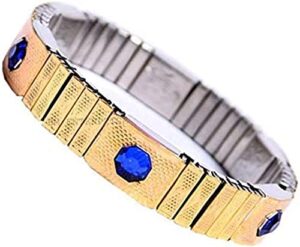 Astrodivine Blood Pressure Control Magnetic Bracelet Bp Monitor Bracelet (Golden) for Men Women and Teens with 100% Original Magnet