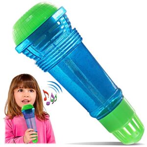 Novelty Place Echo Mic for Kids and Toddlers - Battery-Free Magic Karaoke Microphone Voice Amplifying Retro Toy for Singing, Speech & Communication Therapy - 10