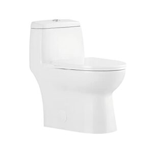 Ove Decors Jade One-Piece Elongated Toilet White