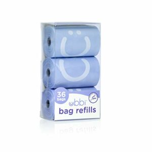 Ubbi On The Go Refill Bags, Lavender Scented, Value Pack of 36, Baby On The Go Diapering Essentials