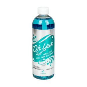 Oh Yuk Healthy Hot Tub Cleaner, The Most Effective Hot Tub Cleaner for Indoor and Outdoor Hot Tubs and Spas - 16 Ounces
