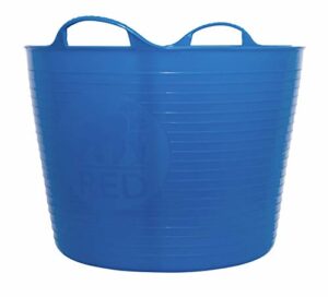 Red Gorilla Large Flexible Plastic Tub, Toy Storage, Laundry, Gardening & More, 38 Liter/10 Gallon, Blue