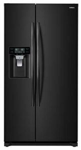 Winia WFRSY22D2B Side Mounted Refrigerator, 20 Cu.Ft, Black
