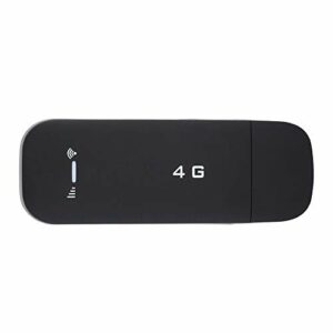 Portable 4G LTE USB WiFi Router, 100Mbps Wireless Network Card Pocket Mobile Hotspot Wireless Network Smart Router(with WiFi)