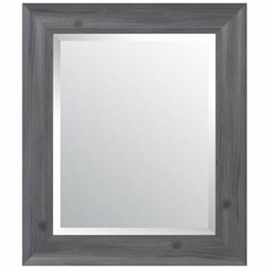 Everly Hart Collection Scoop Beveled Wall Mounted Accent Mirror, 16