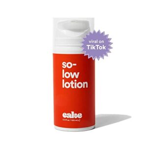 Hello Cake So-Low Lotion, Below The Belt Cream for Men, Transforming & Moisturizing Lotion - Coconut Oil Based, Fragrance-Free (3.3 Fl. Oz.)
