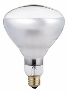 Phillips BR40 Heat Lamp Lightbulb, 250W, Infrared