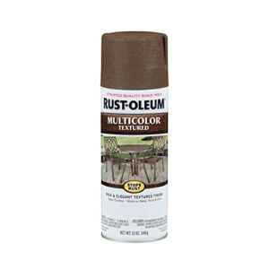 Rust-Oleum 223523 Stops Rust Multi-Color Textured Spray Paint, 12 Ounce, Autumn Brown,Count 1(Pack of 1)