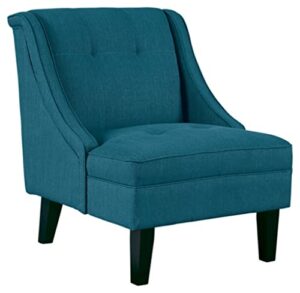 Signature Design by Ashley Clarinda Contemporary Tufted Wingback Accent Chair, Blue
