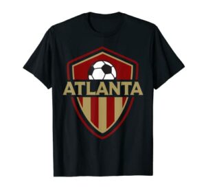 404 United Atlanta Soccer Ball Badge Jersey T-Shirt
