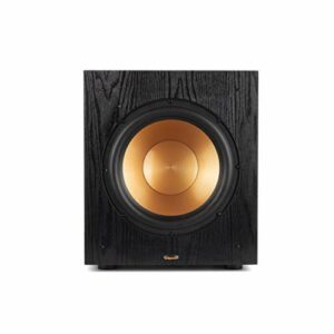 Klipsch Synergy Black Label Sub-100 10” Front-Firing Subwoofer with 150 Watts of continuous power, 300 watts of Dynamic Power, and All-Digital Amplifier for Powerful Home Theater Bass in Black