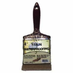 Linzer 3121 0400 Stain Waterproofing Brush, 4 in.