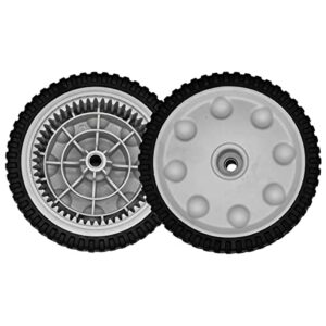 L.LUNZI (Pack of 2) 734-04018C Lawn Mower Front Drive Wheels Replaces for Cub Cadet MTD Troy-Bilt 734-04018C 734-04018B 734-04018A 12AV569Q597