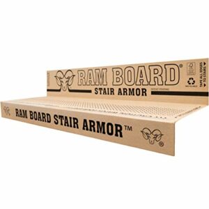 Ram Board Stair Armor for Temporary Stair Protection, 1.58 feet x 2.83 feet (6 Pack)