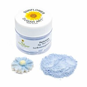 Periwinkle Blue Petal Dust | Baby Blue Matte Powder | Premium Decoration Dust for Cake Accessories | Sugar Fondant Powder | DIY Crafting | Non-Toxic | Pigmento Azul | 4 Grams