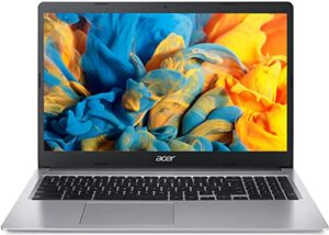2022 Acer 15inch HD IPS Chromebook, Intel Dual-Core Celeron Processor Up to 2.55GHz, 4GB RAM, 32GB Storage, Super-Fast WiFi Up to 1300 Mbps, Chrome OS-(Renewed) (Dale Silver)