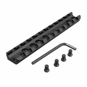 Higoo Low Profile Top Rail Picatinny/Weaver Scope Mount 11 Slots for Marlin Lever Action with Wrench