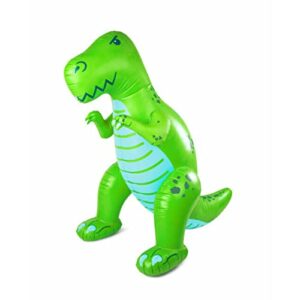 BigMouth Inc. Ginormous Inflatable Green Dinosaur Yard Summer Sprinkler, Stands Over 6 Feet Tall, Perfect for Summer Fun | 85.04 x 45.67 x 75.98 inches|