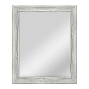 MCS 22x28 Inch Curvature, 27.5x33.5 Overall Size, Gray Woodgrain (66948) Mirror