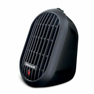 Honeywell HeatBud Ceramic Space Heater, Black – Energy Efficient Ceramic Heater with Two Heat Settings for Home, School or Office