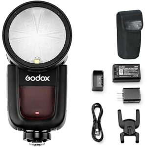 Godox V1-S Round Head Camera Flash Speedlite Flash for Sony Camera