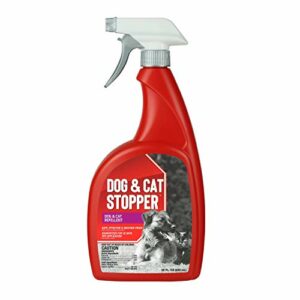 Messina Wildlife Dog & Cat Stopper - Effective, Food Grade Ingredients; Repels Dogs and Cats; Ready to Use, 32 fl. oz. Liquid Trigger Spray Bottle