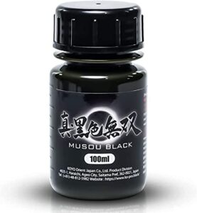 Musou Black Water-based Acrylic Paint - 100ml - Made in Japan - Blackest Black in the World