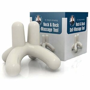 Dr. Berg’s Self Massage Tool - Neck Massager for Pain Relief Deep Tissue - Instructions Booklet Included - Great for Stiff Neck Relief, Back Pain, Shoulder Pain & More - Supports Stress Relief