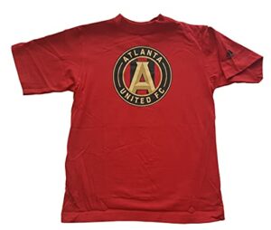 adidas Boys Soccer Tee MLS Atlanta United FC Youth Size T-Shirt (Youth Large) Red