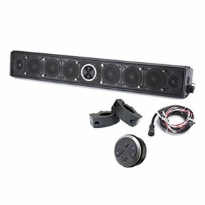 PowerBass XL-800 Marine Certified Amplified Power Sports Bluetooth Soundbar (XL-800 with Clamps and Remote)