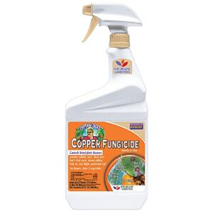 Captain Jack's Copper Fungicide, 32 oz Ready-to-Use Spray for Organic Plant Disease Control
