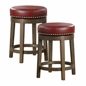 Lexicon Kenmare Swivel Counter Height Stool (Set of 2), 24