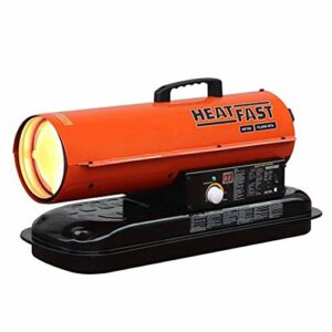 HeatFast Force air heater, 75K, orange