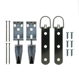 Mirror Hanging Kit with Hangers and Leveling Hardware - 100 lbs - Heavy Duty Mirror Hanging Hardware