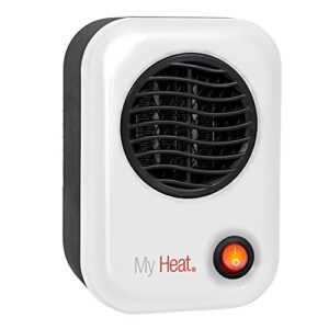 Lasko MyHeat Personal Mini Space Heater for Home with Single Speed, 6 Inches, White, 200W, 101