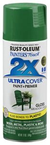 Rust-Oleum 249100 Painter's Touch 2X Ultra Cover, 12 Ounce (Pack of 1), Gloss Meadow Green