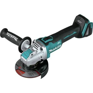 Makita XAG25Z 18V LXT Brushless Lithium-Ion 4-1/2 in. / 5 in. Cordless X-LOCK Angle Grinder with AFT