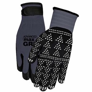 Midwest Gloves & Gear 95GY-LX Advanced Max Gripping Glove, X-Large (Pack of 1), Gray