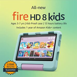All-new Fire HD 8 Kids tablet, 8