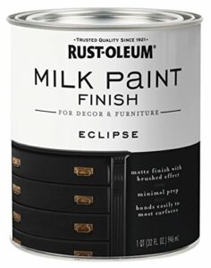 Rust-Oleum 331052 Milk Paint Finish, Quart, Eclipse