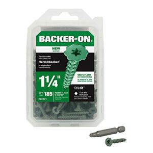 ITW Brands 23401 185PC 9X1-1/4 Backer-ON, 1.25 inches