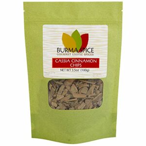 Cassia Cinnamon Chips | Dried Cinnamon Bark | Slightly Milder Flavor | Known as Chinese Cinnamon 3.5oz