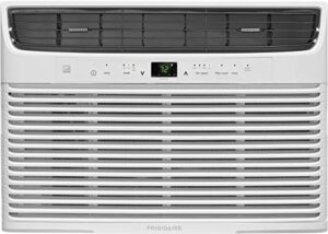 FFRE103ZA1 20 Energy Star Window Mounted Air Conditioner with 10000 BTU Cooling Capacity Programmable Timer Remote Control and Auto Restart in White