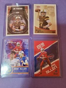 Josh Allen 4 card Rookie Lot 2018 RC Buffalo Bills All different