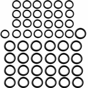 Tatuo 50 Pieces Power Pressure Washer O-Rings Replacement for 1/4 inch, 3/8 inch, M22 Quick Connect Coupler